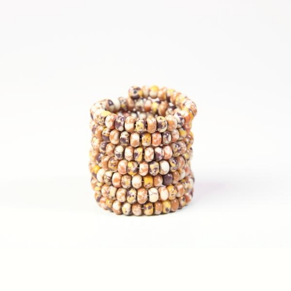 Sassy Jones Brown Tezra  wrap bracelet